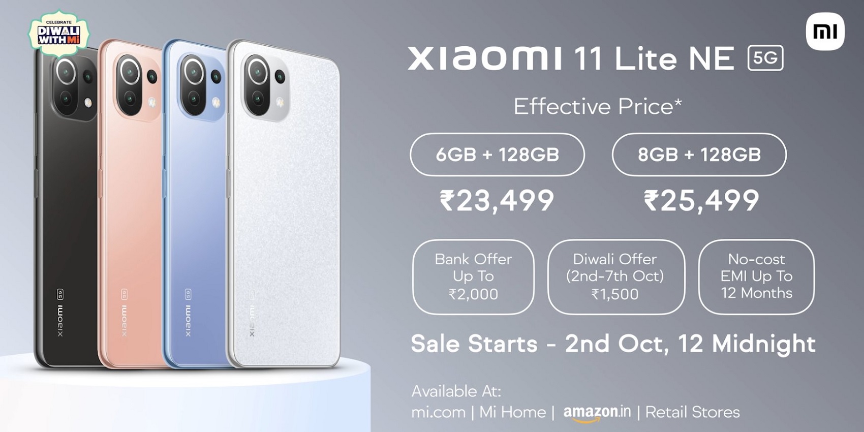 India Desire : Redmi 11 Lite NE 5G Amazon Price Rs 26999, First Sale Date 2nd Oct 2021 @12AM, Launch Date, Specifications & Buy Online In India